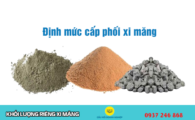 Định mức cấp phối xi măng