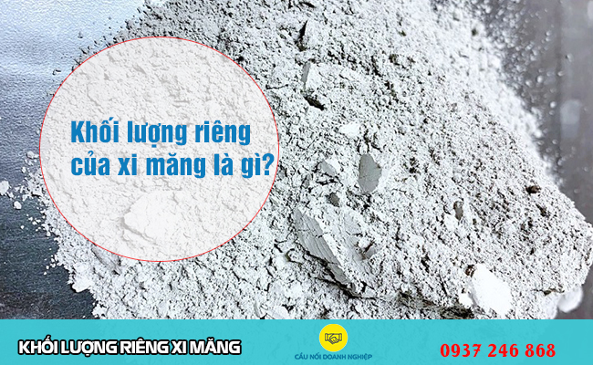 Khối lượng riêng của xi măng