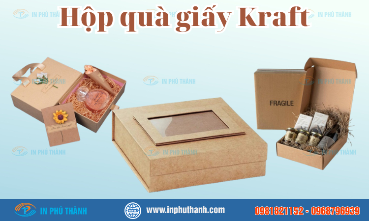 Hộp quà giấy Kraft