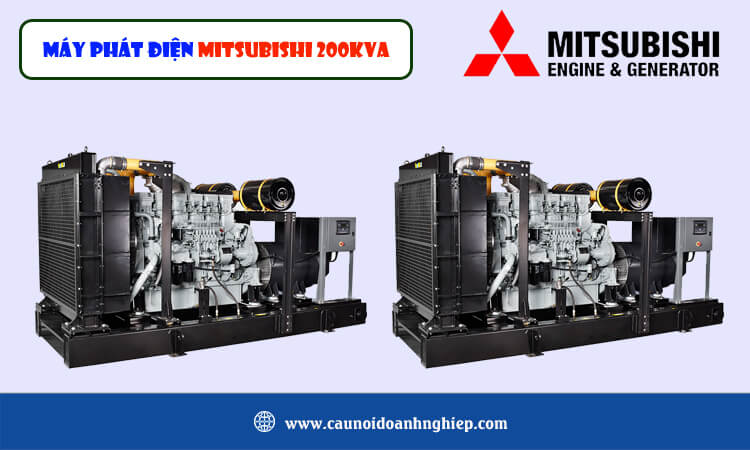 Máy phát điện Mitsubishi 200kva 