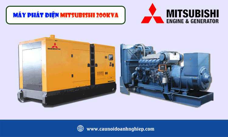 Máy phát điện Mitsubishi 200kva 