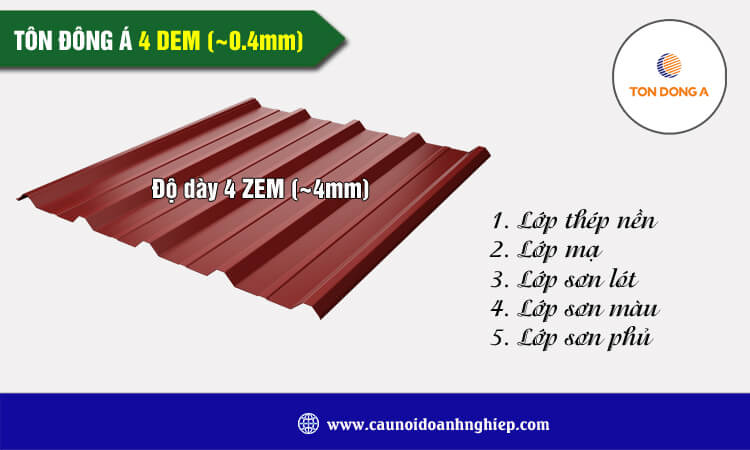 Tôn Đông Á 4 dem 