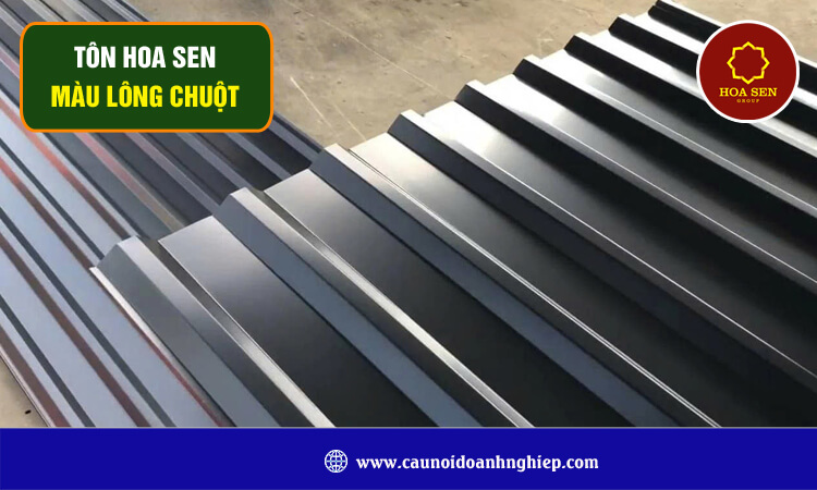 Tôn Hoa Sen màu lông chuột 
