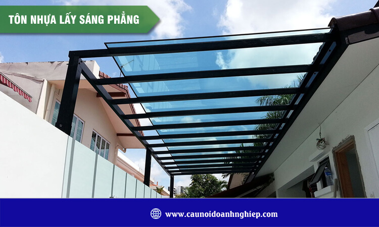 Tôn nhựa lấy sáng phẳng 