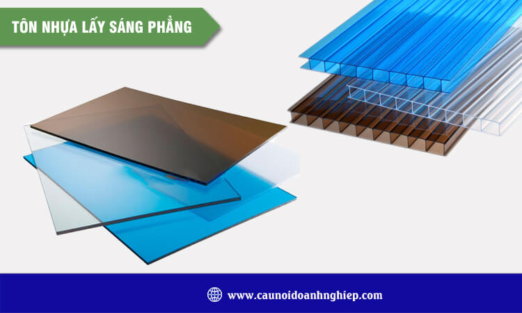 Tôn nhựa lấy sáng phẳng 