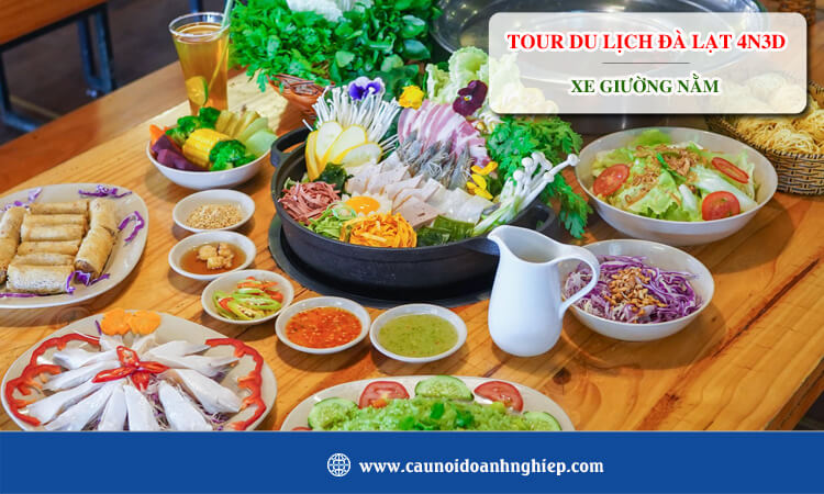 Tour du lịch Đà Lạt 4 ngày 3 đêm xe giường nằm