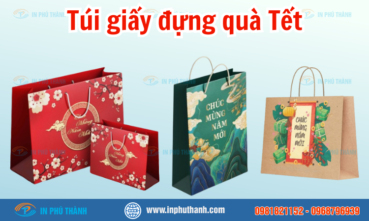 Túi giấy đựng quà tết